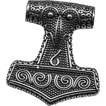 Přívěsek River Šperky. Ocelový přívěsek. 9925049 - replika archeologického nálezu, amulet Thorovo kladivo.