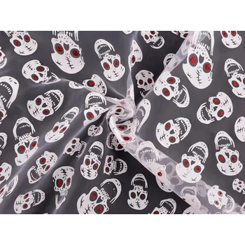 Organza Halloween / lebky s glitry