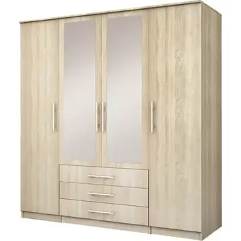 Šatní skříň Šatní skříň Roma LUX 4 Dub sonoma