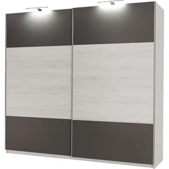 Šatní skříň Maridex Šatní skříň Dione D01 Barva: – norská borovice/jasan