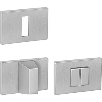 Dveřní kování TI - ROZETA - RT5 rozety WC OCS - Chrom broušený (96)