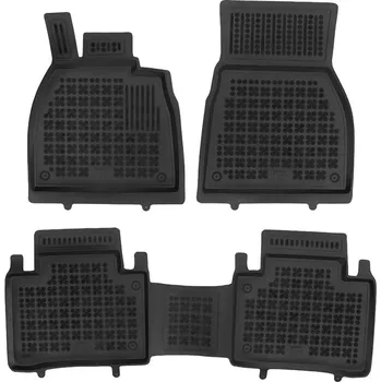 autokoberec Gumové autokoberce Mercedes Benz EQS (od roku 2021>) zvýšený okraj |