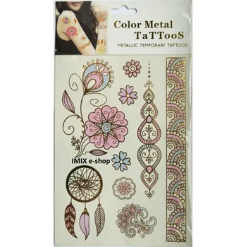 Odstranitelné tetování Metalické tetování ZBARVOVACÍ !!!