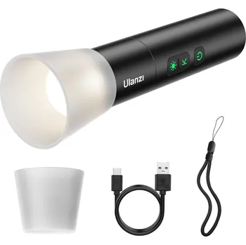 Studiové světlo Ulanzi USB-C baterka, svítilna, simulace zlatého slunce i denní bílé