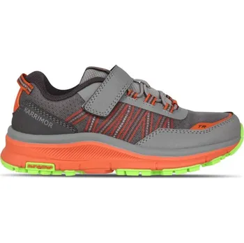 Dívčí obuv Karrimor Elite Running Shoes Juniors Grey/Orange C10 (28)