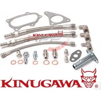 Příslušenství pro turbodmychadlo Kit hadic na vodu a olej Kinugawa pro Subaru EJ20 / EJ25 - Garrett turba