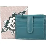 Malá tyrkysová dámská kožená peněženka (dokladovka) Charro no. 346