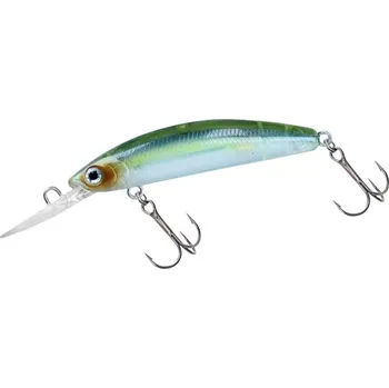 Umělá nástraha Wobler Daiwa Steez Double Clutch 50SP 4,8cm 2,7gr Natural Ghost Shad