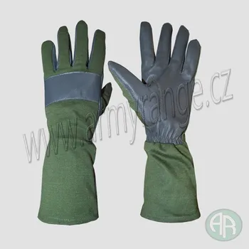 Módní doplněk BW bojové rukavice kůže/NOMEX