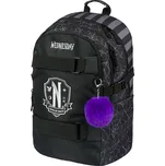 BAAGL školní batoh Skate Wednesday Nevermore