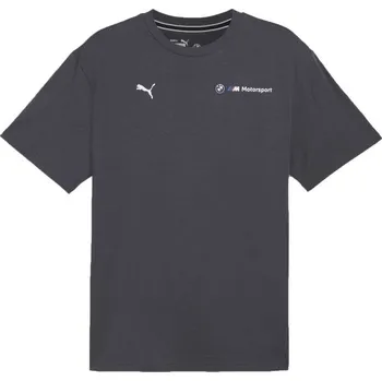 Pánské tričko Pánské triko Puma BMW M MOTORSPORT ESSENTIALS+ LOGO TEE S Tmavě šedá, Bílá