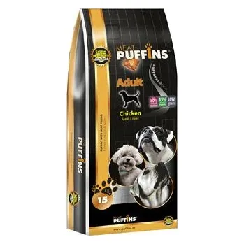 Krmivo pro psa Puffins Dog Adult Chicken 15kg