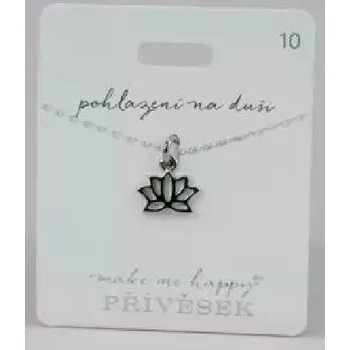 Náramek Přívěsek MAKE ME HAPPY číslo 10 Lotosový květ - Happy Spirit