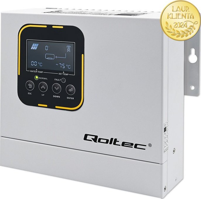 Qoltec 53872 Solární měnič pro ohřev vody ECO Solar Boost | MPPT | BYPASS | LCD | 4 kW