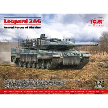 Plastikový model 1/72 Leopard 2A6 Armed Forces of Ukraine