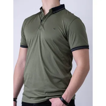 Pánské tričko Pánské stylové tričko v khaki barvě, VELIKOST XL