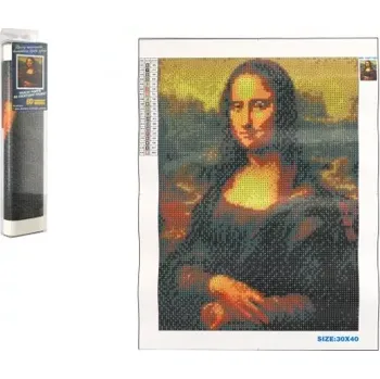 Diamantové malování Diamantové malování Mona Lisa 30x40 cm