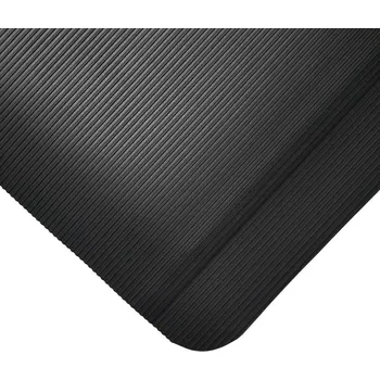 Černá gumová protiúnavová průmyslová rohož - 300 x 90 x 1,25 cm (80000757) FLOMAT