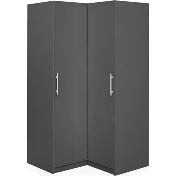 Šatní skříň ArtStol Rohová šatní skříň BALI | grafit