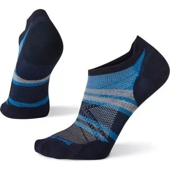 Pánské ponožky Ponožky SMARTWOOL PERFORMANCE RUN ZERO CSHN PTRN LW ANKLE Uni velikost XL