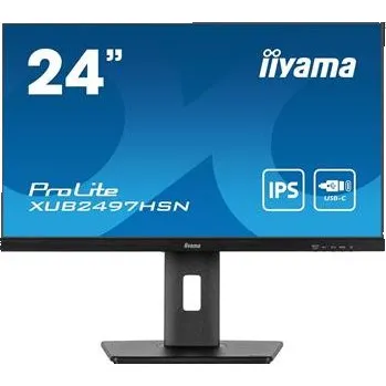 Monitor iiyama ProLite XUB2497HSN-B1 - LED monitor - 24" (23.8" zobrazitelný) - 1920 x 1080 Full HD (1080p) @ 100 Hz - IPS - 250