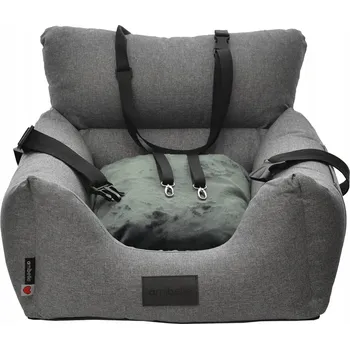 Pelíšek pro psa AMB podložka pro psa šedá 59 cm x 62 cm