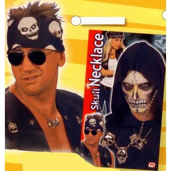 Přívěsek Řetízek s lebkami