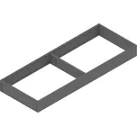 BLUM Rámeček LEGRABOX AMBIA-LINE 200 x 550 mm šedý