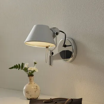 Lampička Artemide Tolomeo Faretto-designové nástěnné světlo hliník 1 x 77 W - Doprava zdarma