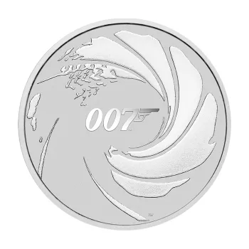 Sběratelství 1 unce stříbrná mince Tuvalu James Bond 007 - 2020