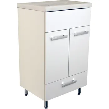 Koupelnový nábytek Koupelnová skříňka s keramickým umyvadlem Leonidas S 50 A - interiéry