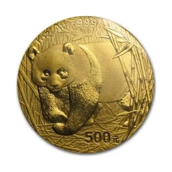 1/4 unce zlatá mince China Panda 2001