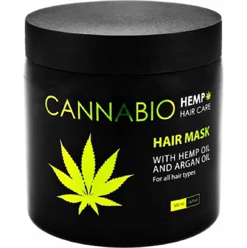 Vlasová regenerace CANNABIO Regenerační vlasová maska s konopným olejem 500 ml