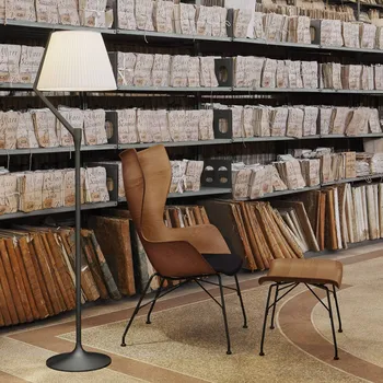 Lampička Stojací lampa LED Kartell Angelo Stone, titanová - Ø stínidlo 43 cm; Ø noha 34 cm titanová, bílá 1 x 16 W LED - Doprava zdarma