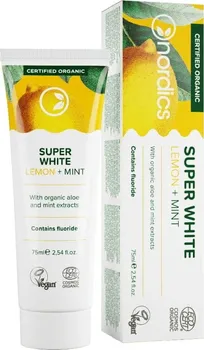 Zubní pasta Nordics Super White bělicí zubní pasta citron a máta 75 ml