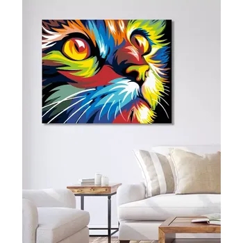 Diamantové malování Sada na diamantové malování - Duhová kočka