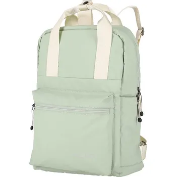 Městský batoh Travelite Basics Canvas Backpack Light green