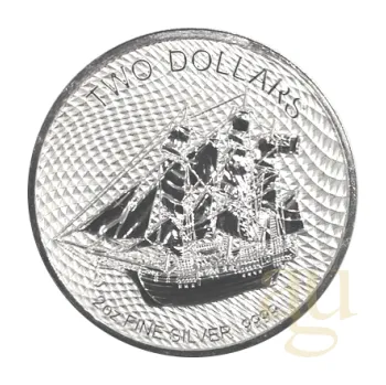 2 unce stříbrná mince Cook Islands Bounty 2020