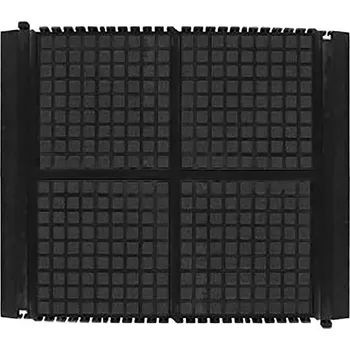 Rohožka Černá podlahová protiúnavová rohož (střed) - délka 91 cm, šířka 111 cm, výška 1,9 cm (87660051) FLOMAT