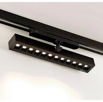 Bodové svítidlo Arcchio Millay LED reflektor černý 3000K - Výška stínidla 4,9 cm černá (RAL 9011) LED 26 W celkem - Doprava zdarma