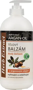 Tělový balzám Vivaco Herb Extract tělový balzám s arganovým olejem 500 ml