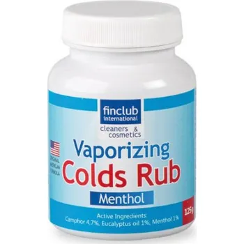 Masážní přípravek Fin VAPORIZING s mentolem, 125 g (na hrudník, čelo, spánky-nachlazení)