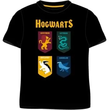 Pánské tričko EplusM Pánské bavlněné triko HARRY POTTER Crest Velikost: L (large)