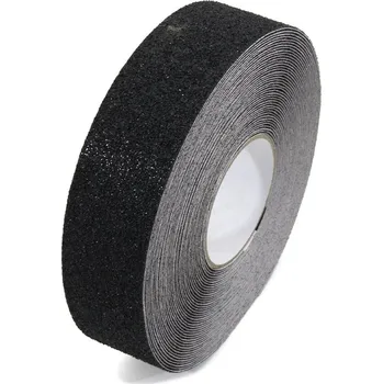 Lepicí páska Černá korundová protiskluzová páska FLOMA Extra Super - 18,3 m x 5 cm a tloušťka 1 mm (80081096) FLOMAT