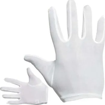 Pracovní rukavice Rukavice pracovní IBIS (vel. 9) textilní, jemný bílý nylonový úplet, bez manžety