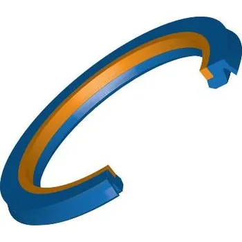 M 105x120.5x6/6.3 S660 HENNLICH pístnicové těsnění, geometricky odlišně řešený tlumící kroužek, ochrana tlakových špiček