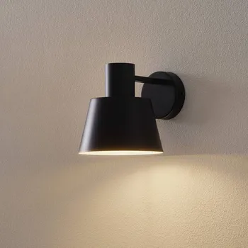 Lampička SIGMA Nástěnné světlo Dunka z kovu, jednoplamenné, černé černý 1 x 60 W - Doprava zdarma