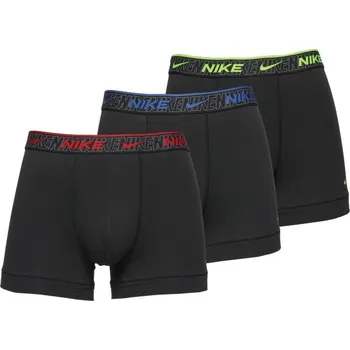 Pánské spodní prádlo Pánské boxerky Nike EVERY DAY COTTON STRETCH 3PK M Černá, Mix