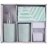 EXCELLENT HOUSEWARE Sada doplňků do koupelny DOLOMITE 4 ks zelená KO-CY2210530zele