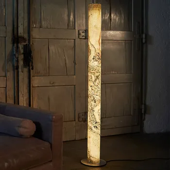 Lampička LeuchtNatur Columna bílá perla nerezová ocel - Ø stínidlo na lampu 11 cm; délka připojovacího kabelu 300 cm bílá perla, nerezová ocel 1 x 22 W LED - Doprava zdarma